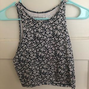 Flower crop top